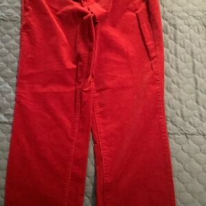 Talbots Red women’s corduroy slacks